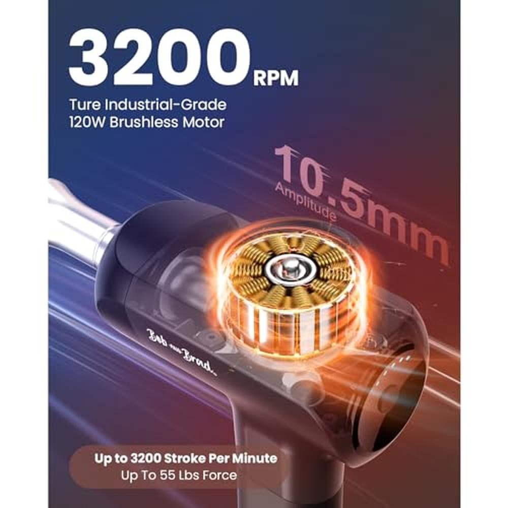Gun Massage: Bob and Brad X6 Pro Max Deep Tissue Massager – Packaging