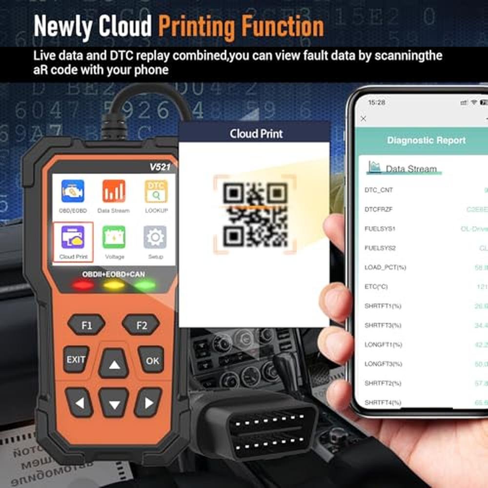 OBD2 Scanner Diagnostic Tool: Professional OBD2 Scanners – Packaging