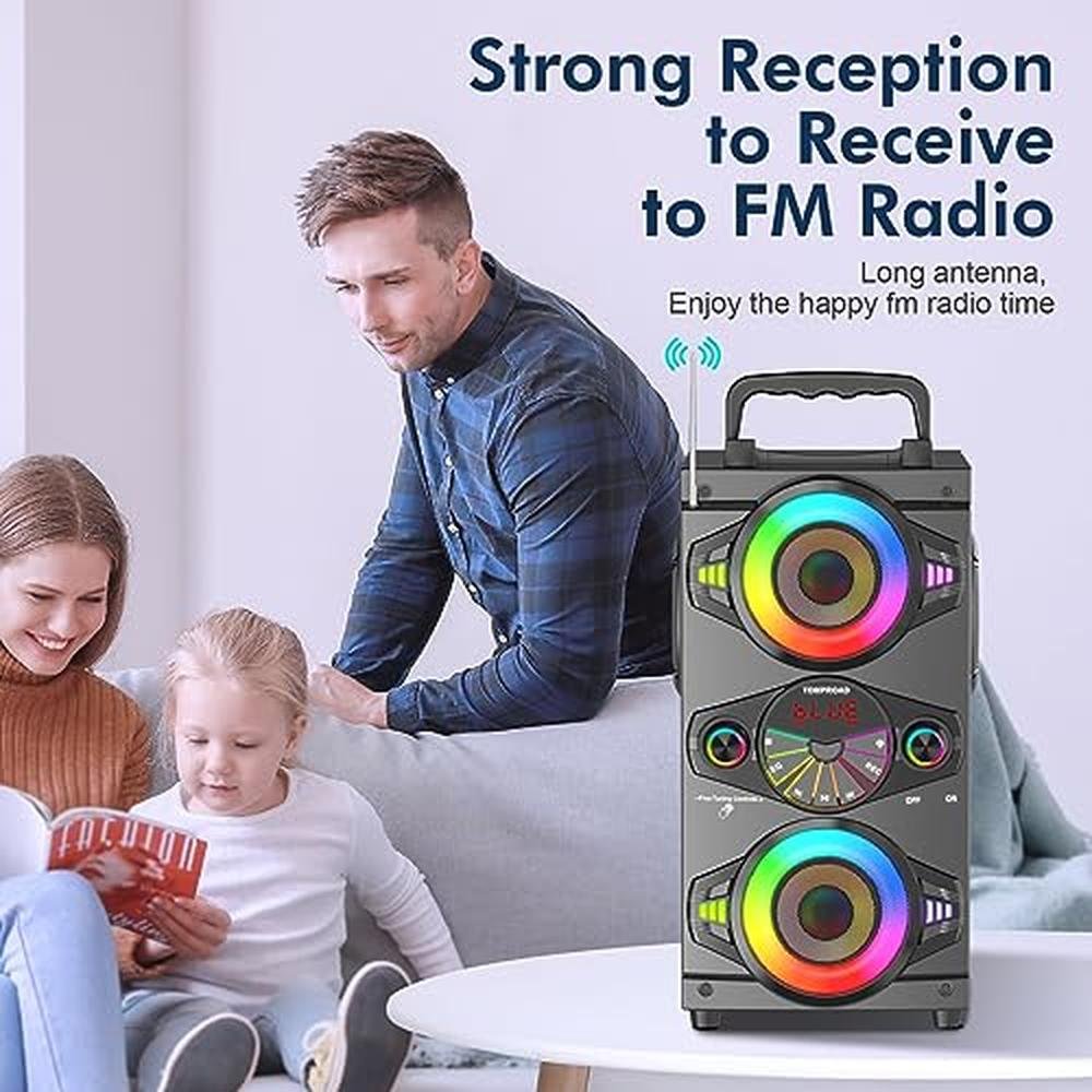 Portable Bluetooth Speakers: 60W Big Powerful Wireless Loud – Packaging