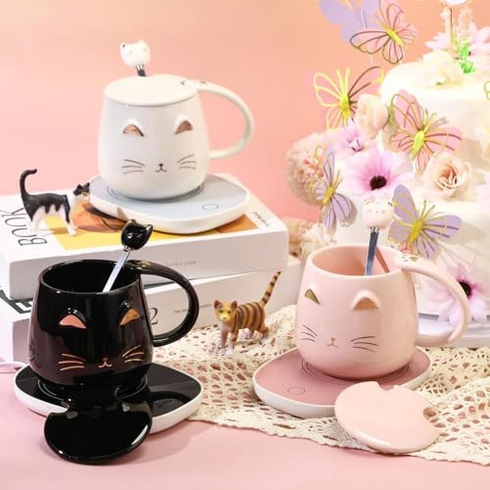 Coffee Warmer: Reallnaive Cat Coffee Cup Warmer Electric – Packaging