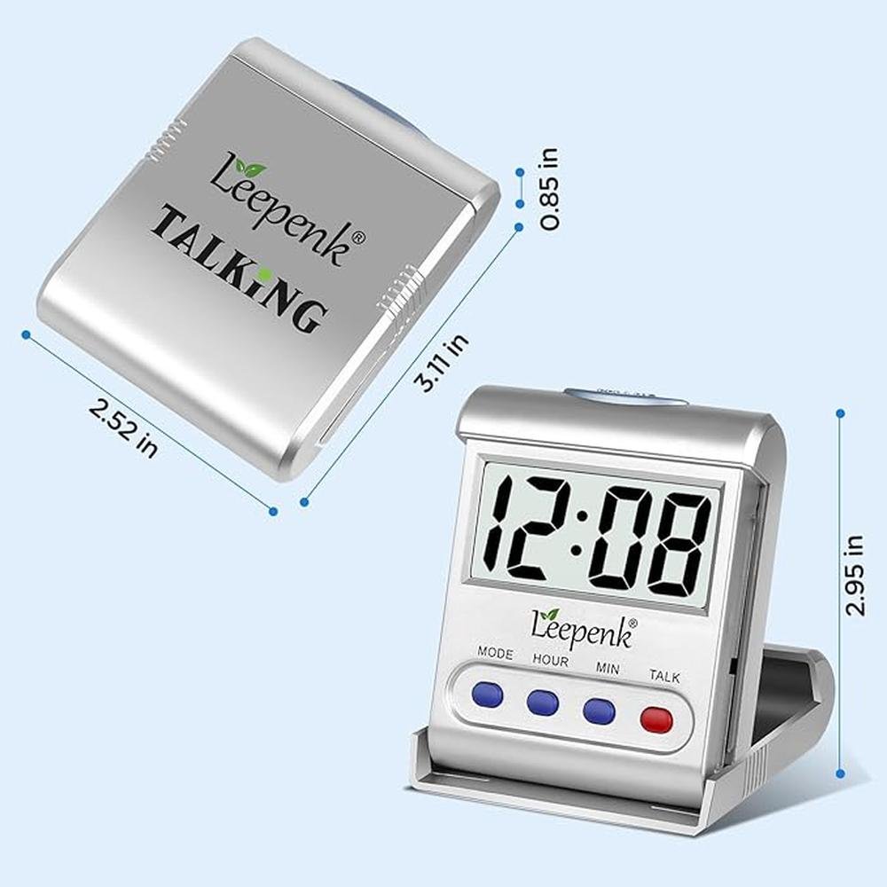 Leapenk Clock: Leapenk 2-Pack Talking Clocks for Blind – Packaging