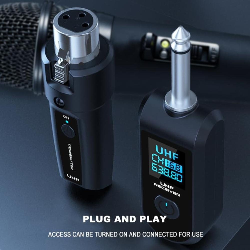 TAVOSOP Upgrade 2.4GHZ Wireless XLR Transmitter and Receiver – Packaging