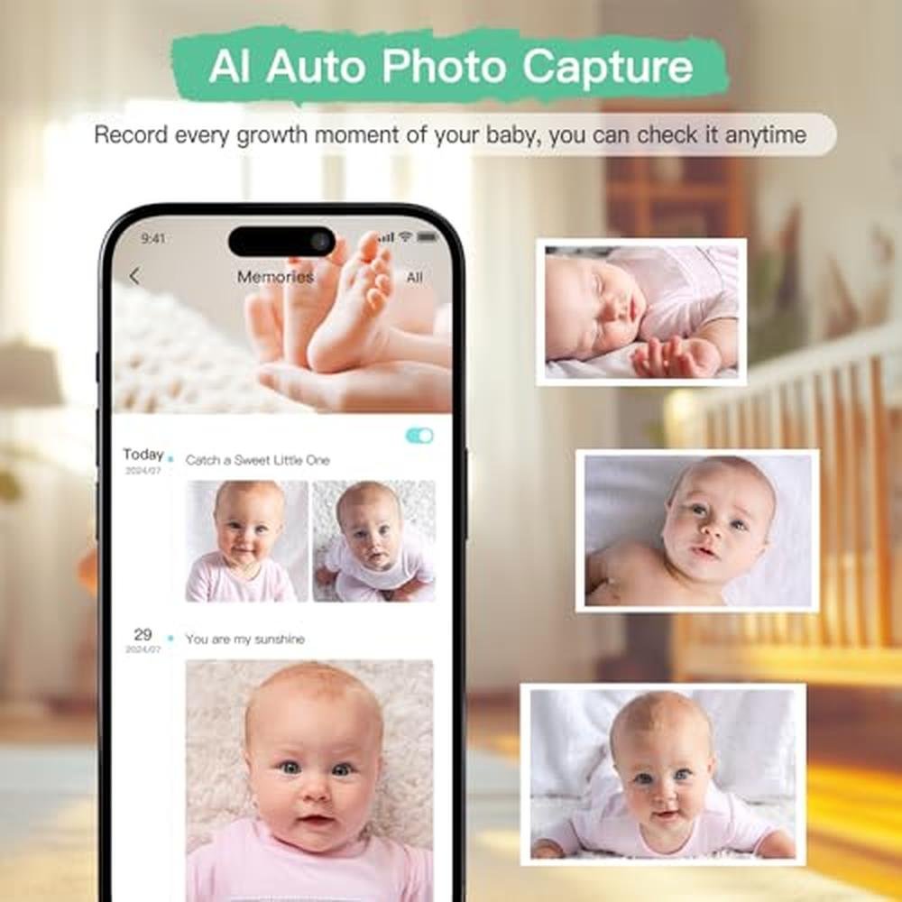 WiFi Simyke: Simyke 1080p Smart AI 2 Camera Video Baby – Packaging