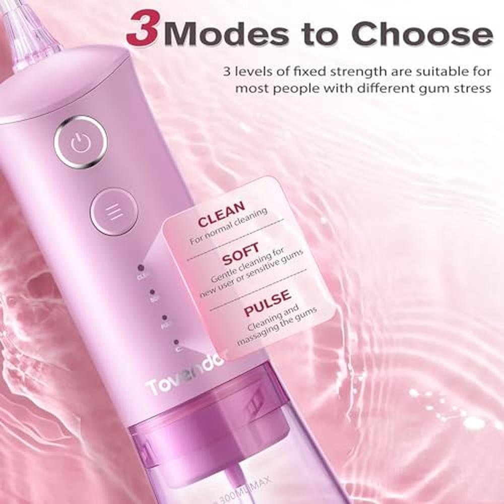 Water Dental Flosser: TOVENDOR Rechargeable Oral Irrigator – Packaging
