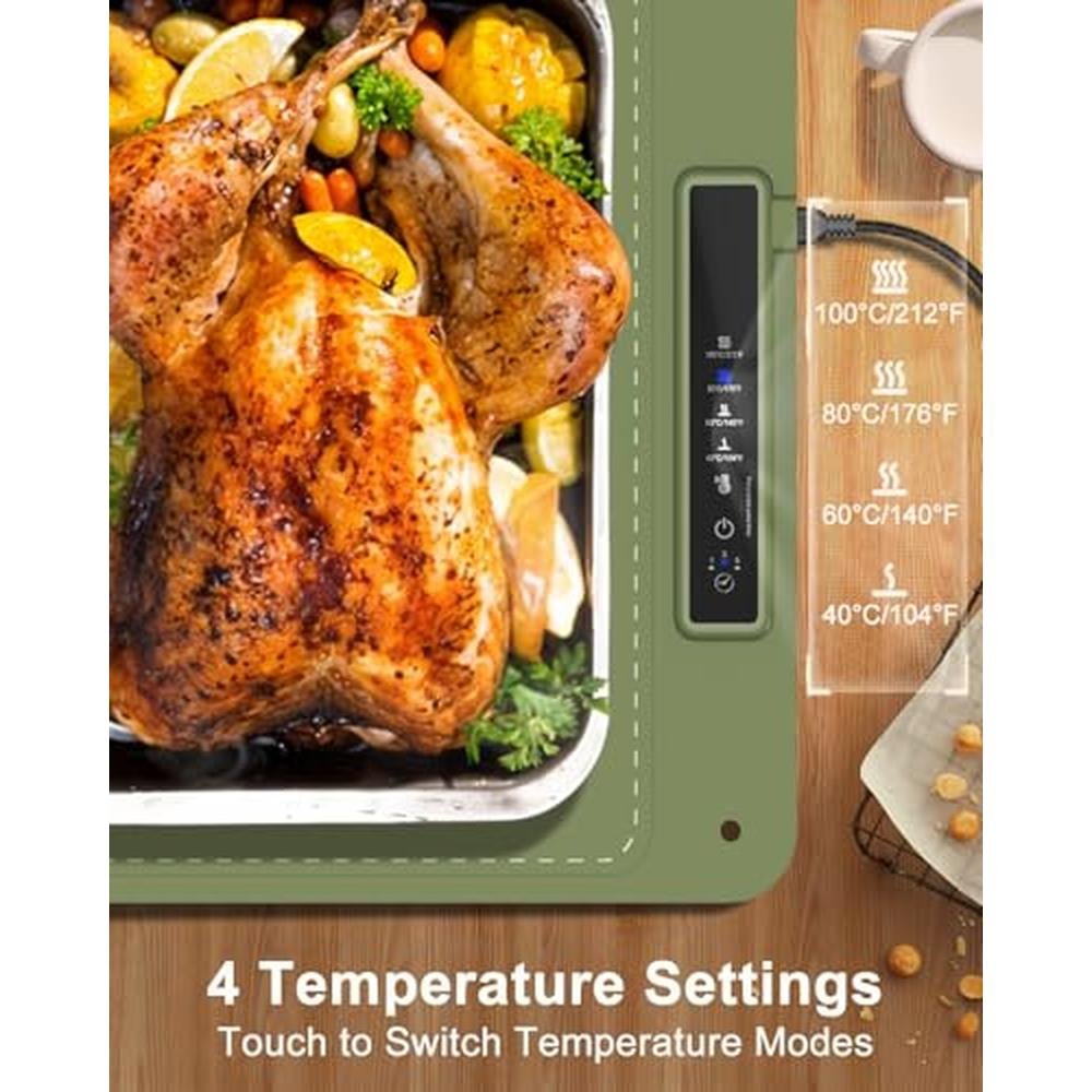 Electric Warming Tray: Mojimdo Silicone Warming Mat for – Packaging