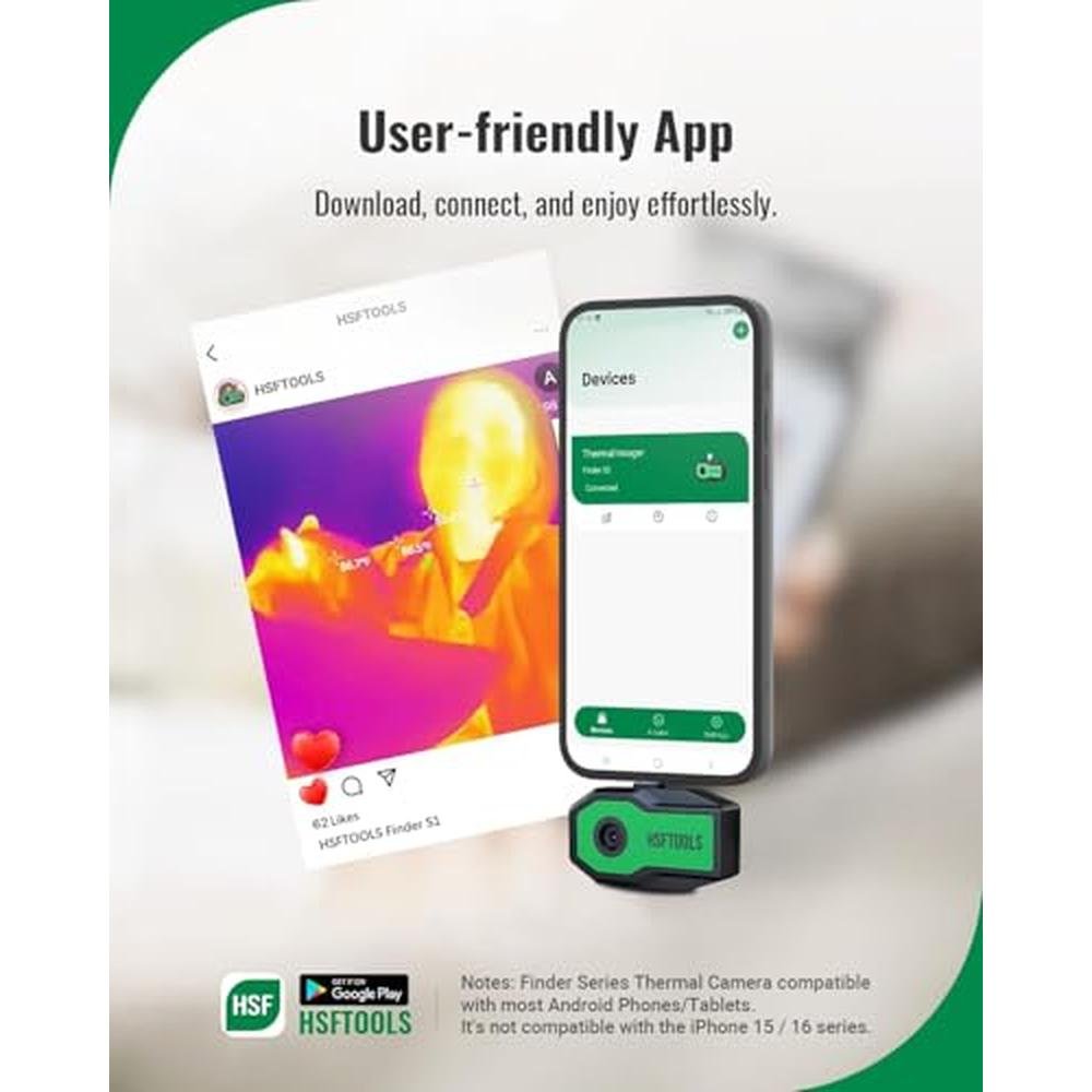 HSFTOOLS Finder S1 Thermal Camera for Android – Packaging