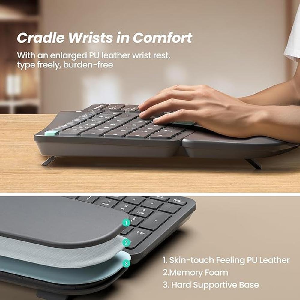 Keyboard Nulea: Nulea Wireless Ergonomic Keyboard Split – Packaging