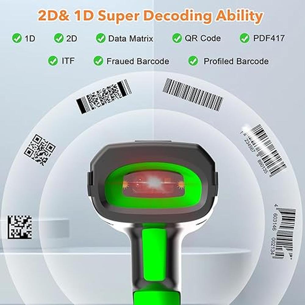 Scanner Symcode: Symcode MJ 2030 Wireless 2D Barcode – Packaging