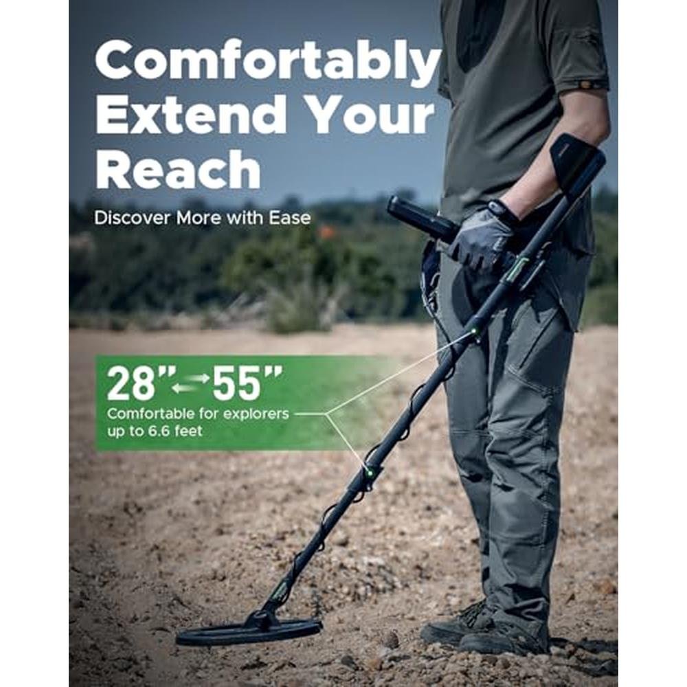 Detector Metal: 48 Max Deep Depth Metal Detector for Adults – Packaging