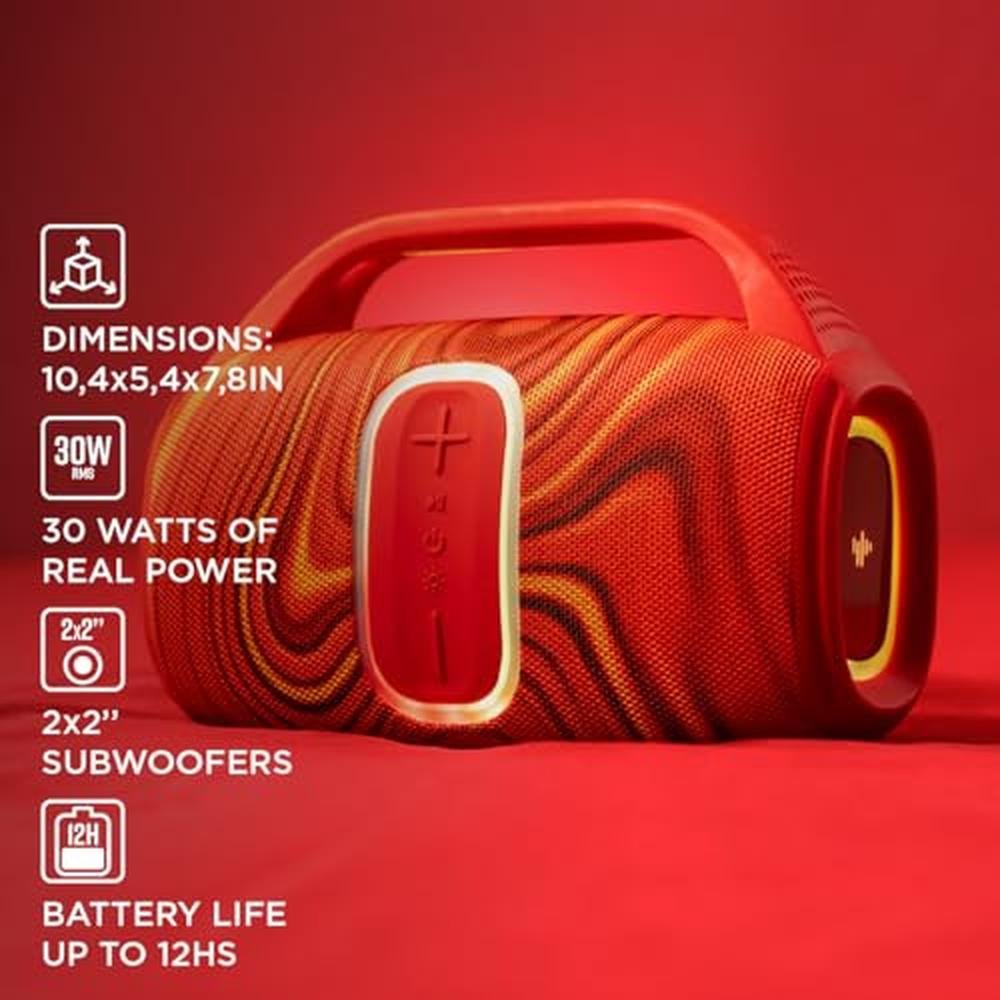 Stromberg Groove Portable Bluetooth Speaker 30W Wireless – Packaging