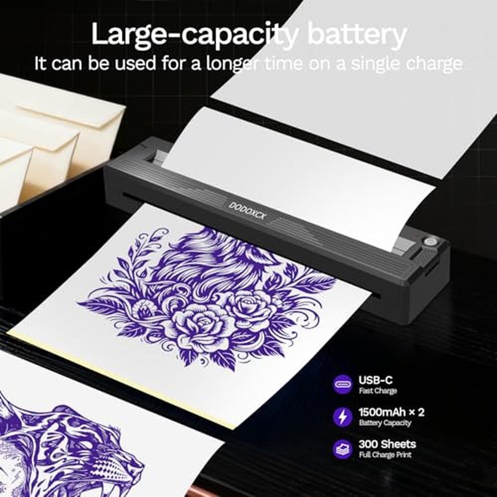 Tattoo Printer: 2026 New Portable Wireless Bluetooth – Packaging