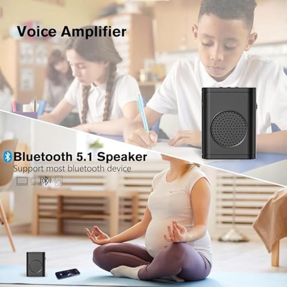 Voice Amplifier: Wireless Lavalier Microphone Bluetooth – Packaging