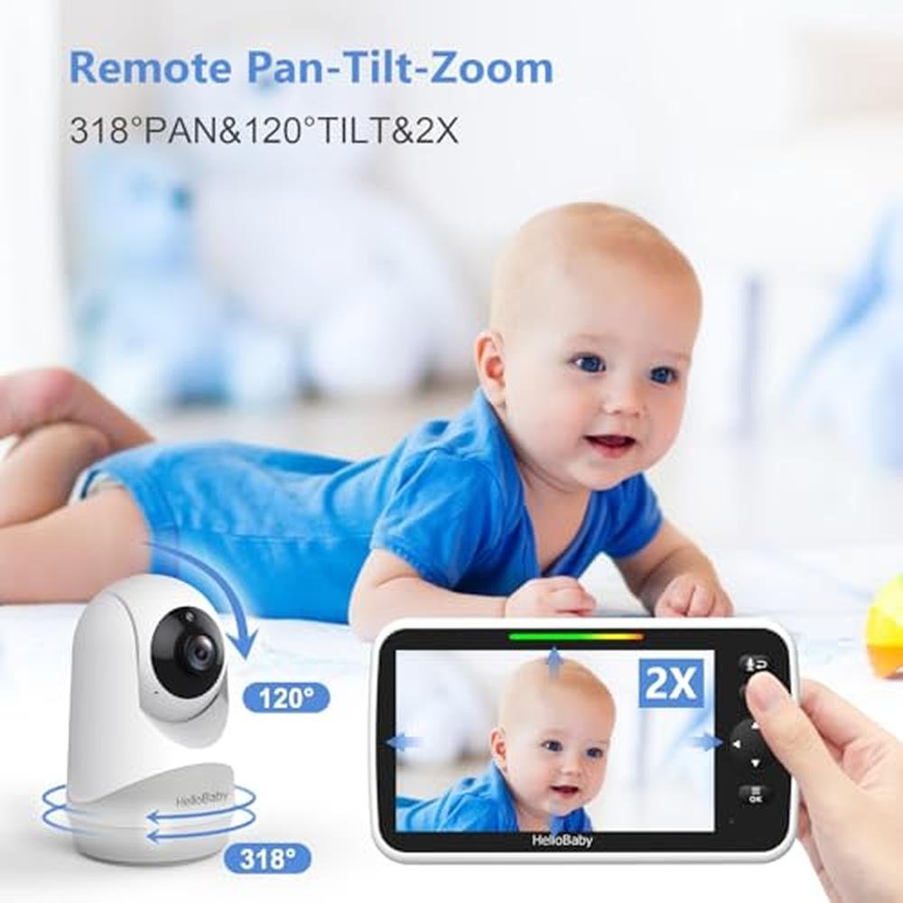HelloBaby 6IPS: Large Screen Video Baby Monitor with – Packaging