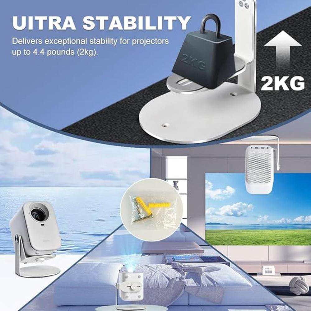 Projector Stand Table: Projector Ceiling Mount Wall with – Packaging