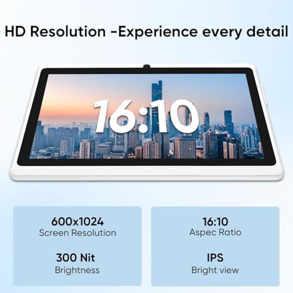 Tablet HNVHNV: Android 15 7-Inch Tablet 9GB RAM 32GB ROM – Packaging