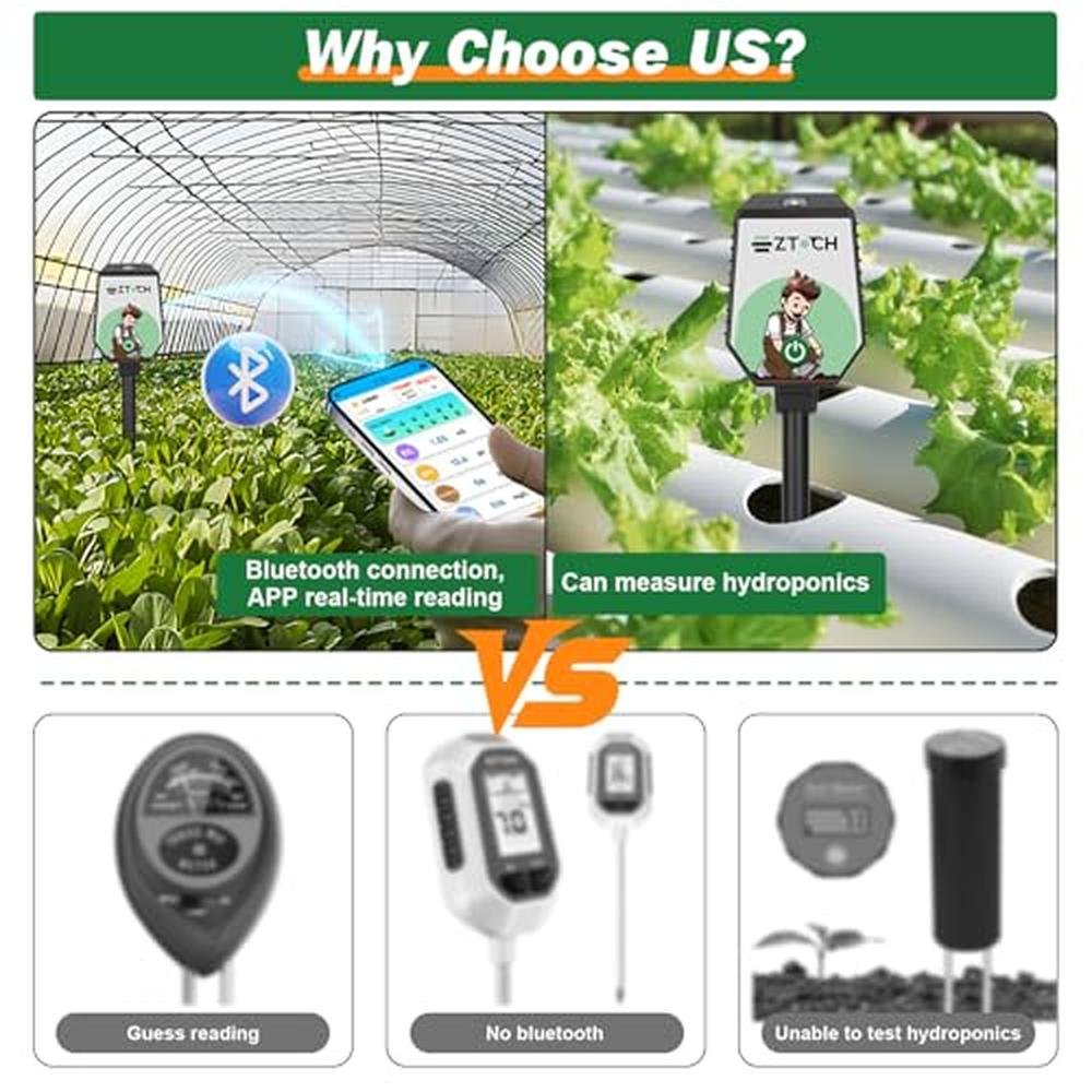 Fertility Garden Monitoring: EZTOCH Smart Plant pH EC Tester – Packaging