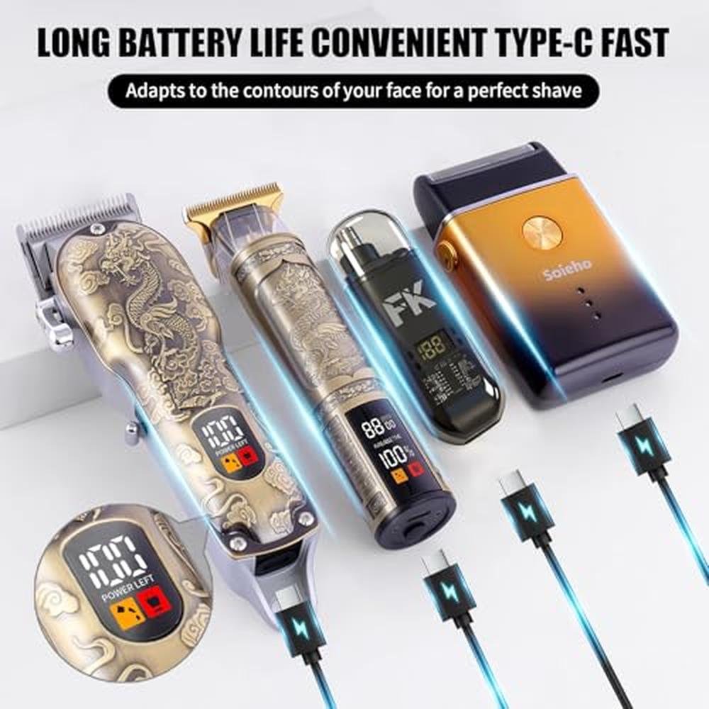 High-End Hair Clippers for Men – Packaging