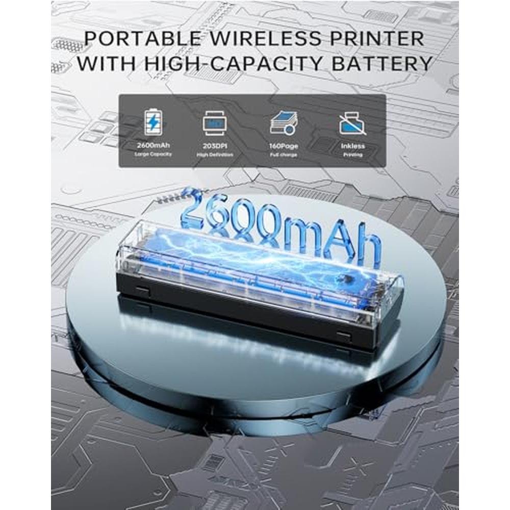 Printer Portable: N80 Wireless Thermal Printer Bluetooth – Packaging