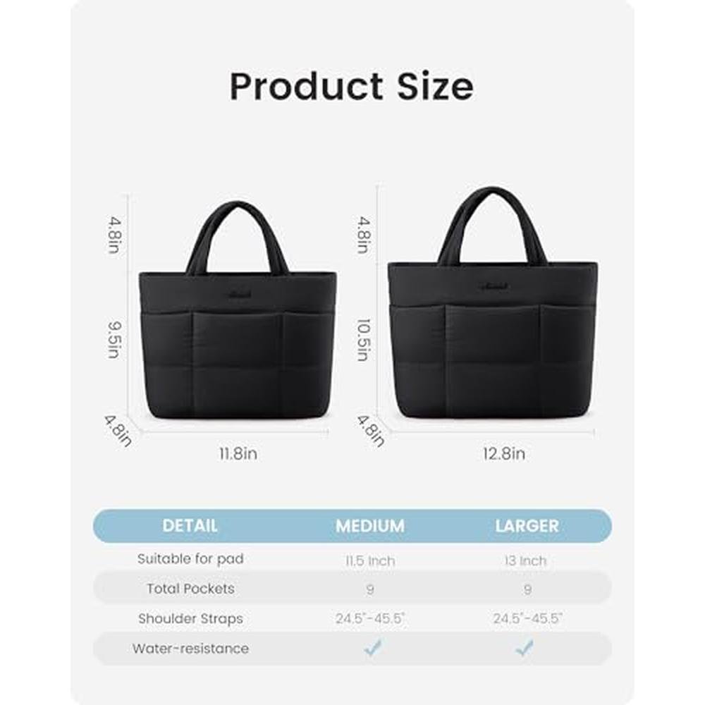 LOVEVOOK Small Tote Bag: Puffer Purse and Handbags – Packaging