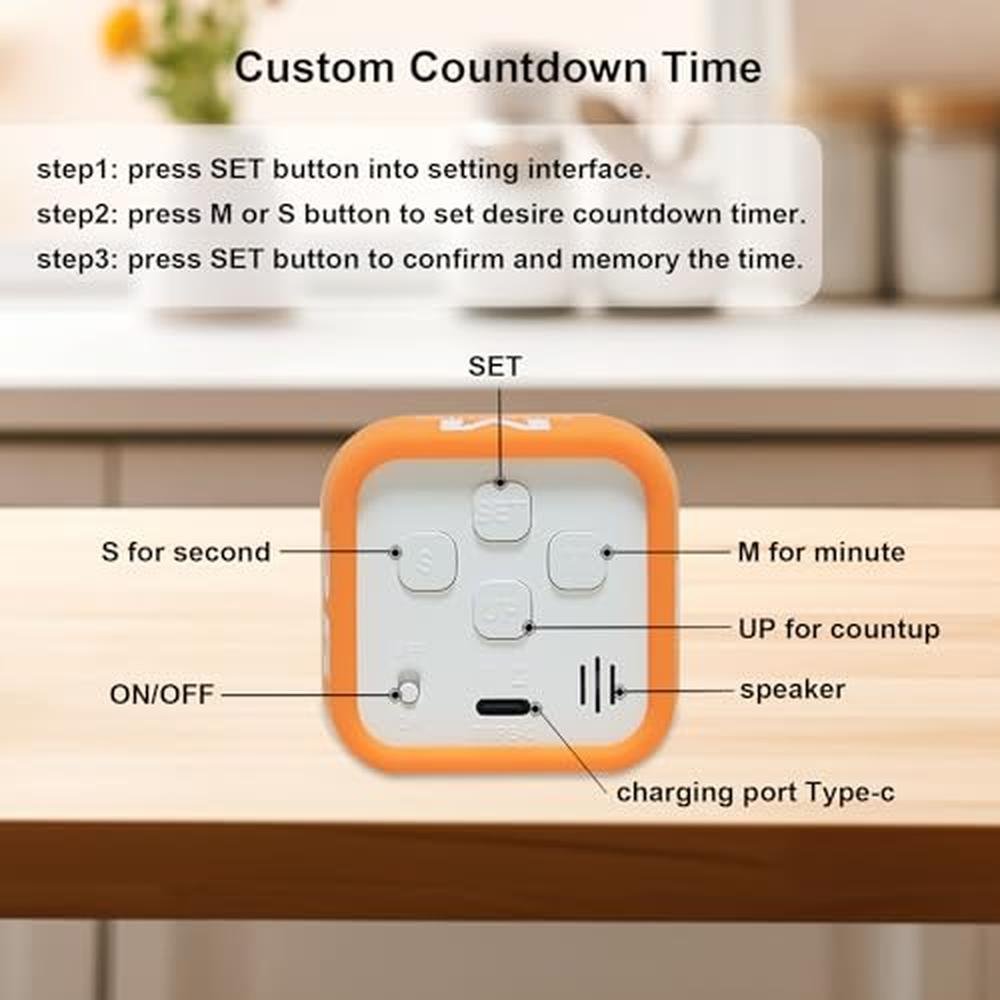 Timer Rotating: FCXJTU Rotation-Sensing Visual Timer Cube – Packaging