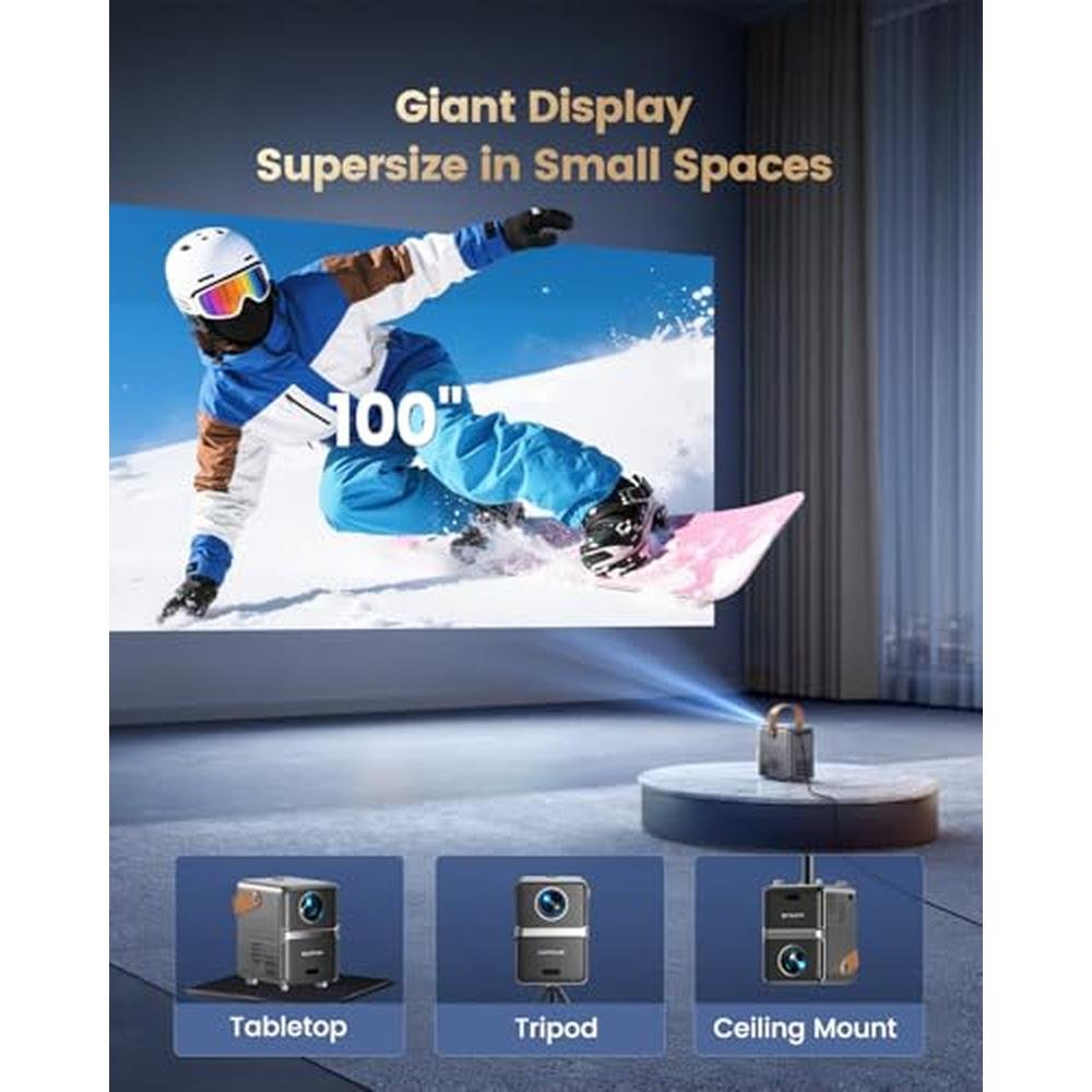 Netflix Licensed Portable Smart Mini Projector – Packaging