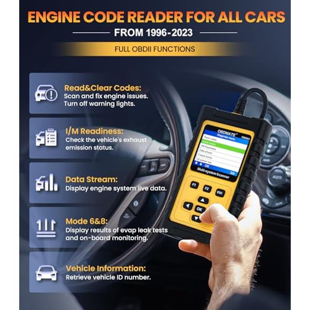 OBDMATE OBD2 Scanner for Jaguar/Land/Rover – Packaging