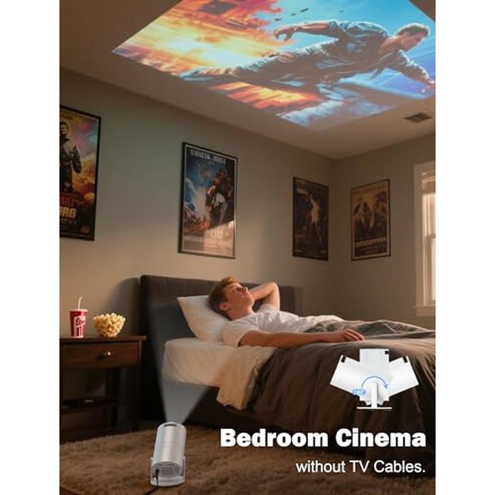 Projector WellSonic: WellSonic Mini Projector 4K 200 ANSI – Packaging