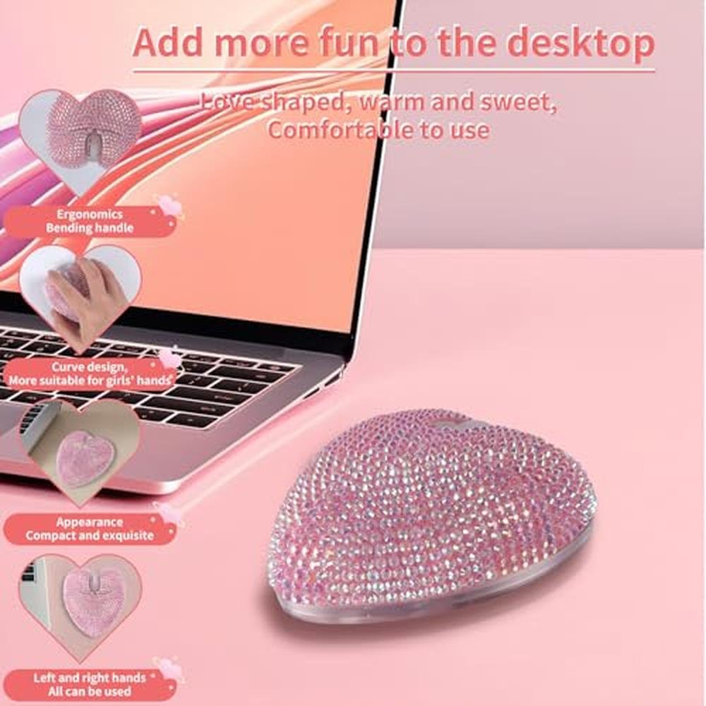 Elec Space Stylish Heart-Shaped Wireless Bluetooth Mouse – Packaging