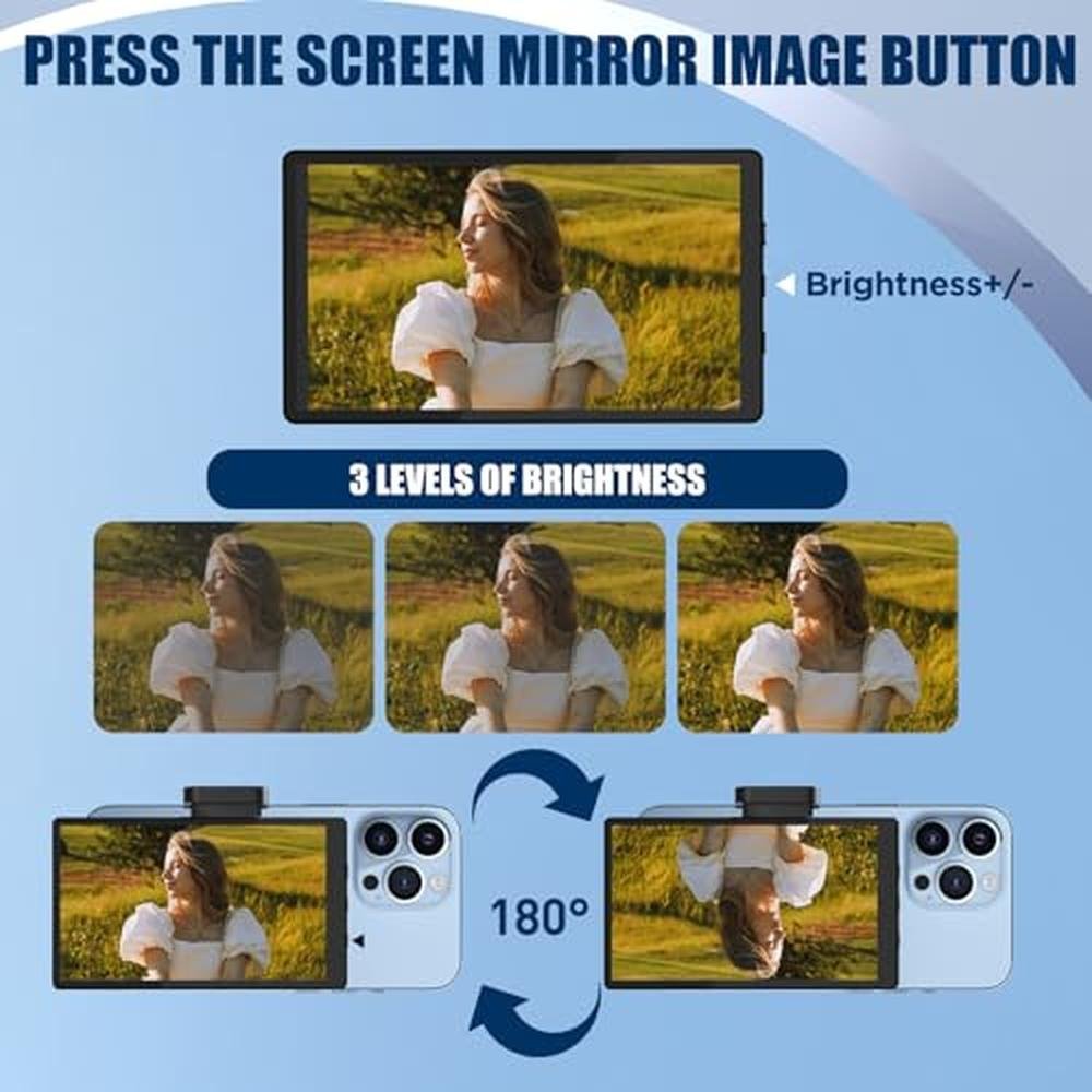 Premium 5" Selfie Monitor Screen for iPhone – Packaging