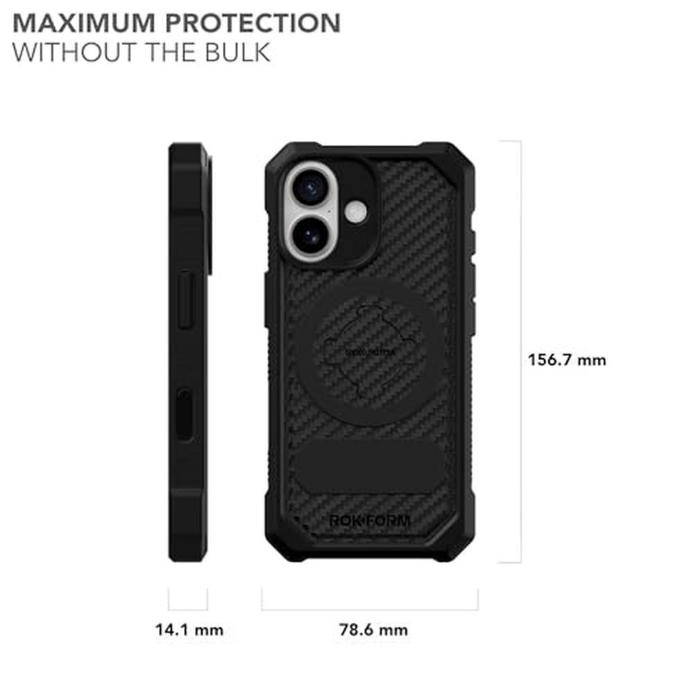 Rokform Rugged Case: iPhone 17 Magnetic Cover Black – Packaging