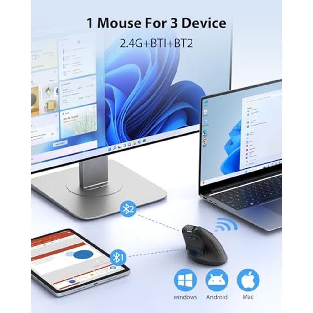 Vertical Ergonomic Mice: Premium Transformers Wireless – Packaging