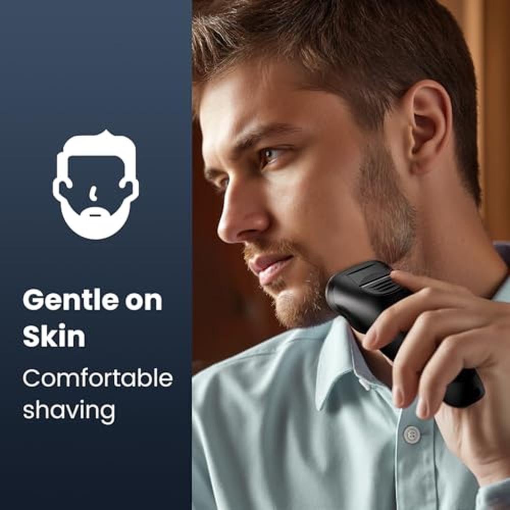 Electric Razor for Men Cordless Wet/Dry Rotary Shaver – Packaging