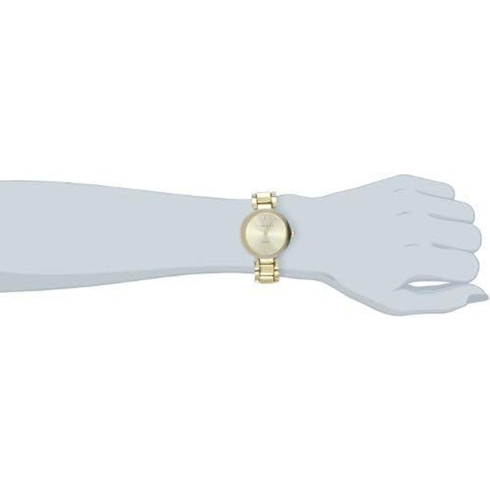 Anne Klein Women's Genuine Diamond Dial Bracelet Watch Gold – Packaging