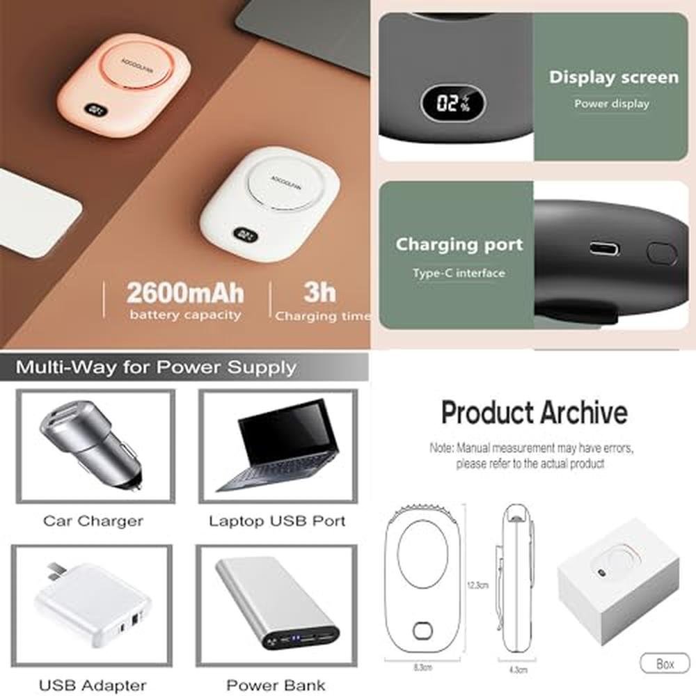 Fan AOCOOLFAN: AOCOOLFAN Portable Neck Fan Mini Small – Packaging