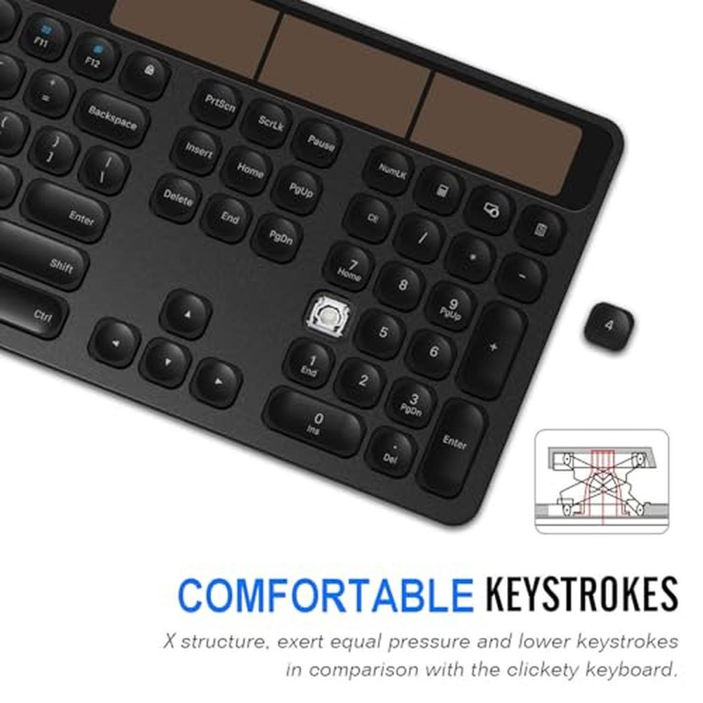 Solar Keyboard: Arteck Wireless Solar Keyboard Full-Size – Packaging