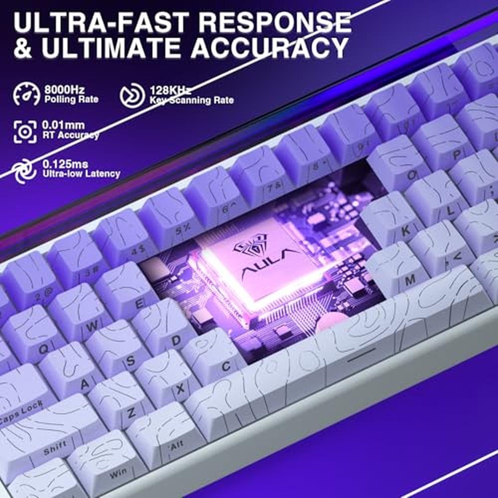 Keyboard AULA: AULA Hero 68 HE 60% Gaming Keyboard Wired – Packaging