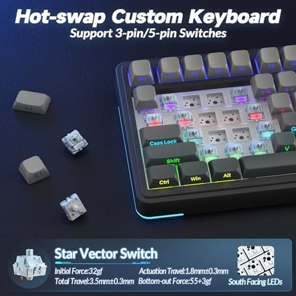 Keyboard AULA: AULA S75 PRO Wireless Mechanical Keyboard – Packaging