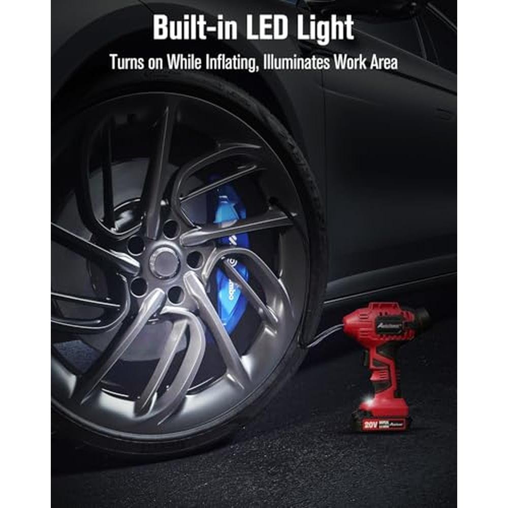 Power Tire Inflator: AVID POWER Portable Air Compressor 20V – Packaging
