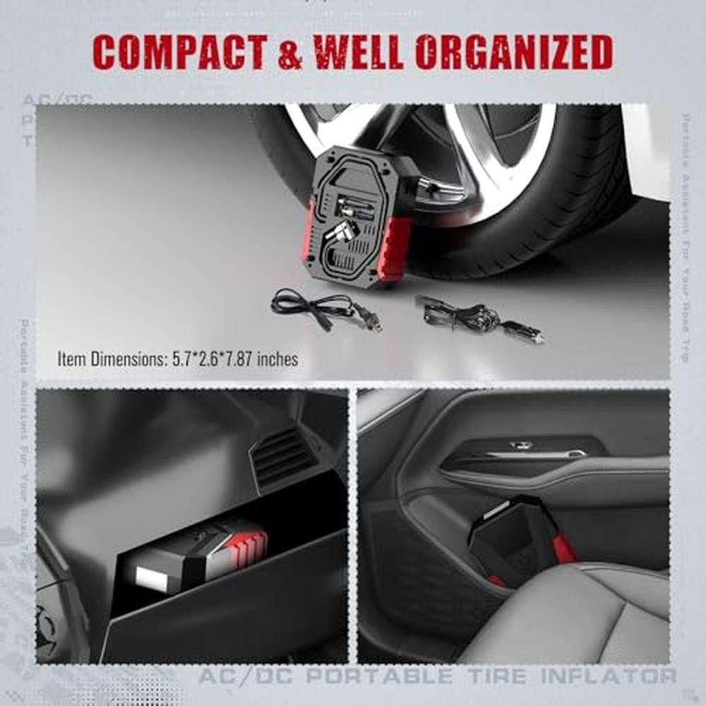 Air Tire Inflator: AVID POWER Portable Air Compressor – Packaging
