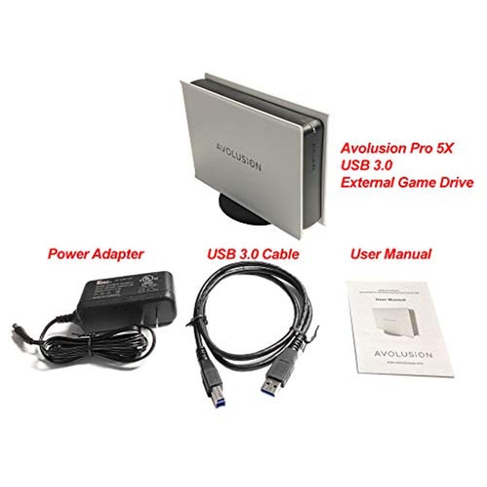 Avolusion Series: Avolusion PRO-5X 3TB USB 3.0 External – Packaging