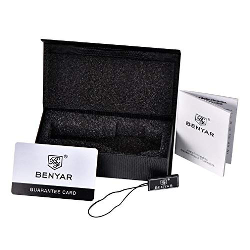 BENYAR Waterproof Watch: Classic Rectangle Case Vintage – Packaging
