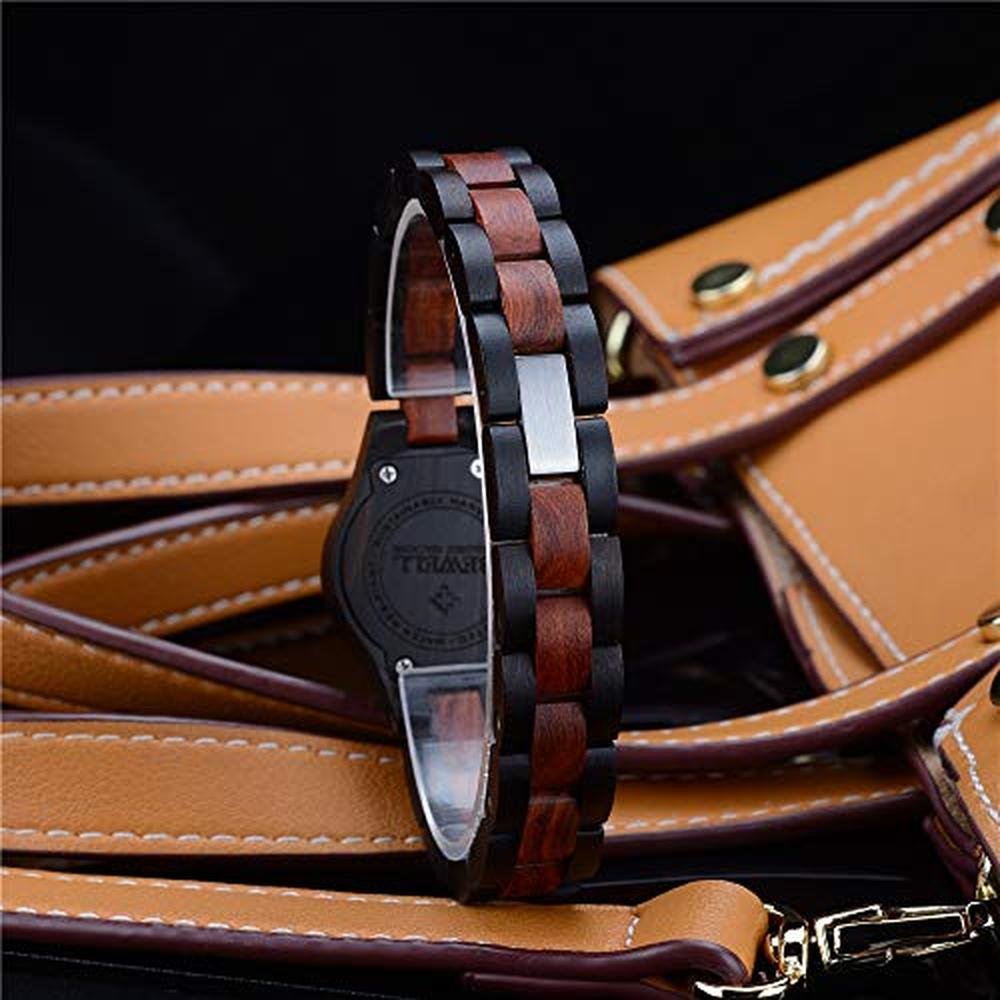 Bewell W123A: Handmade Natural Maple Wristwatch Analogue – Packaging