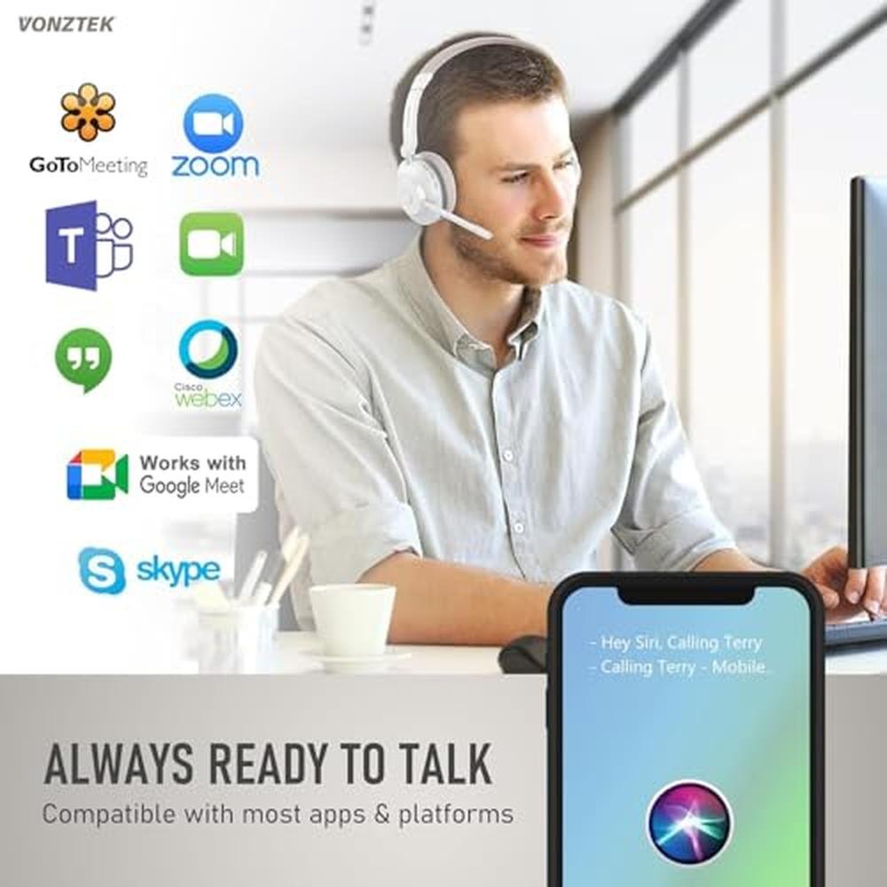 Wireless Headset QCC 5.2 Bluetooth Headset with Microphone – Packaging