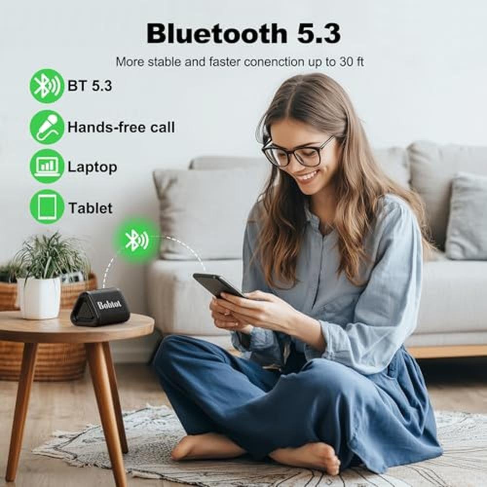Speaker Bobtot: Bobtot Portable Bluetooth Speaker Wireless – Packaging