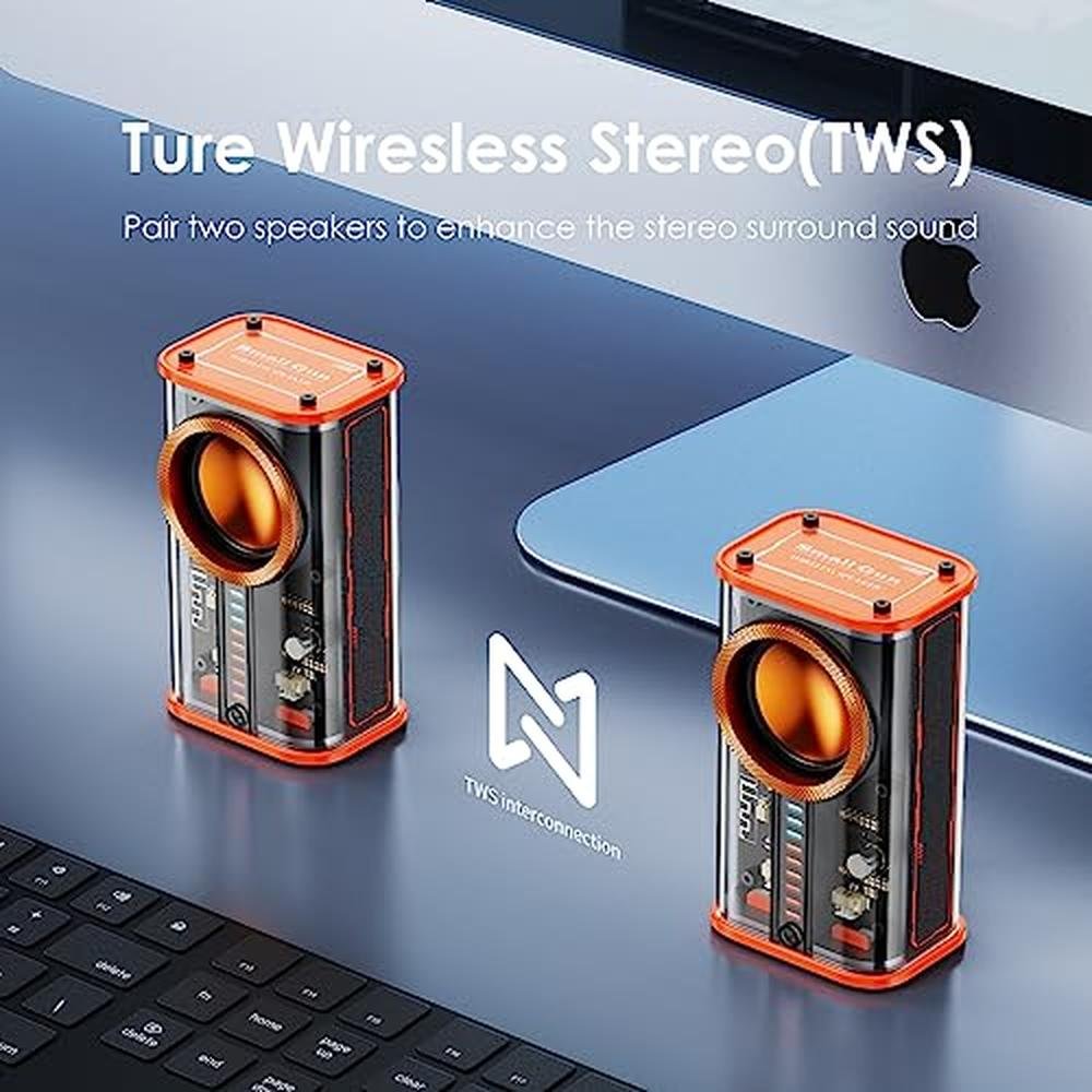 Speaker BSZHI: BSZHI Transparent Wireless Bluetooth Speaker – Packaging