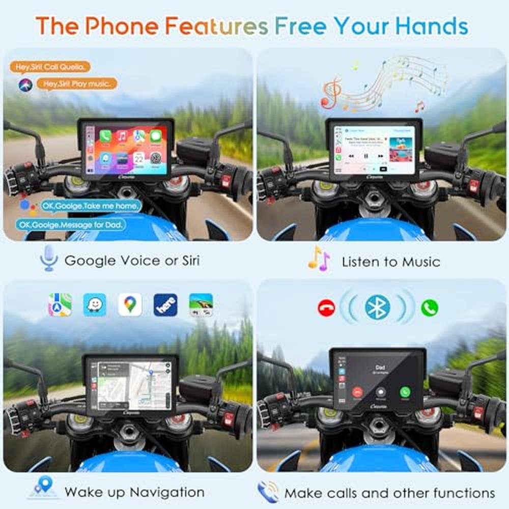 Carpuride W502PRO: Premium Motorcycle GPS Navigation Screen – Packaging