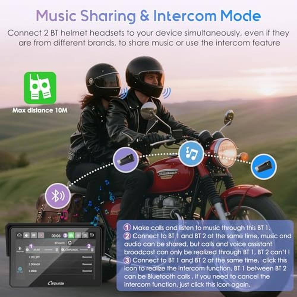 Carpuride W502TPro: Premium Motorcycle GPS Navigation – Packaging