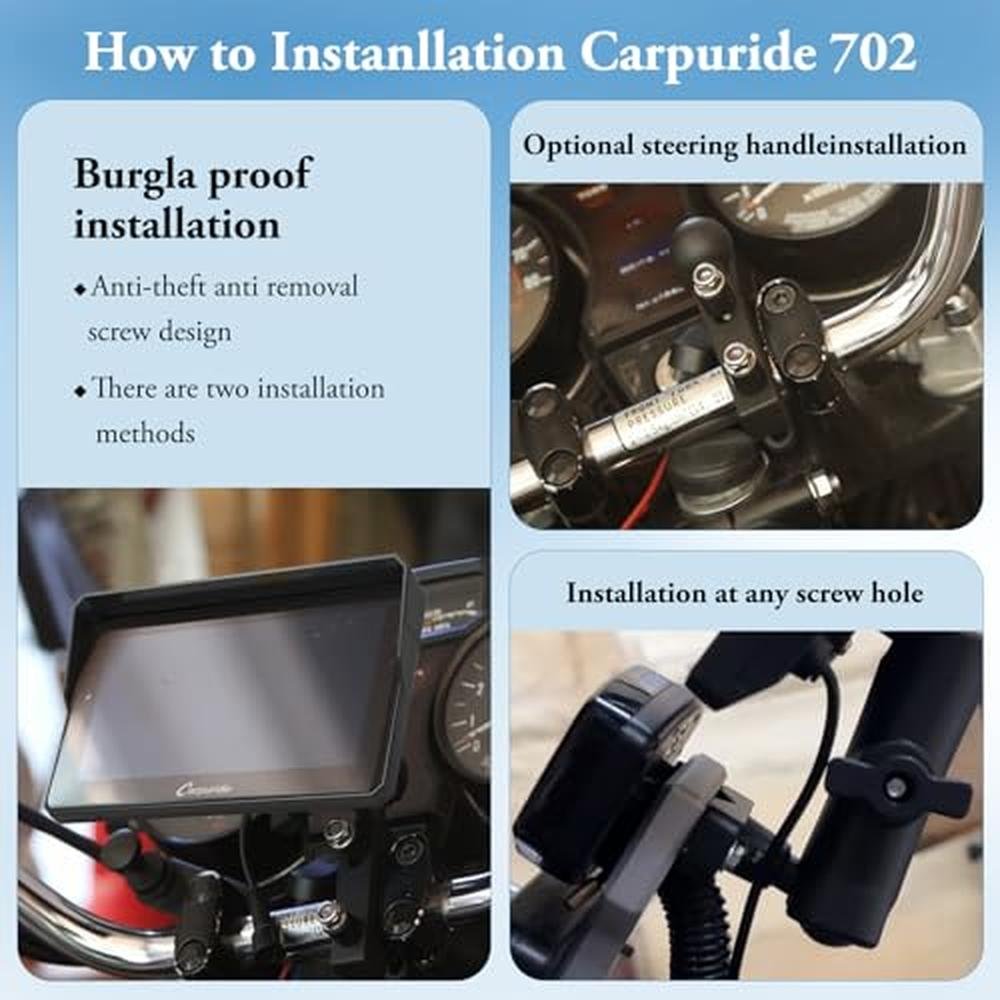 GPS Carpuride: Carpuride W702 7-Inch Waterproof Touchscreen – Packaging