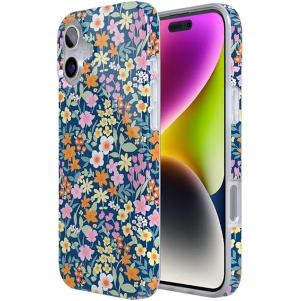 Casely iPhone 16 Plus Case: Full Bloom Navy Floral – Packaging