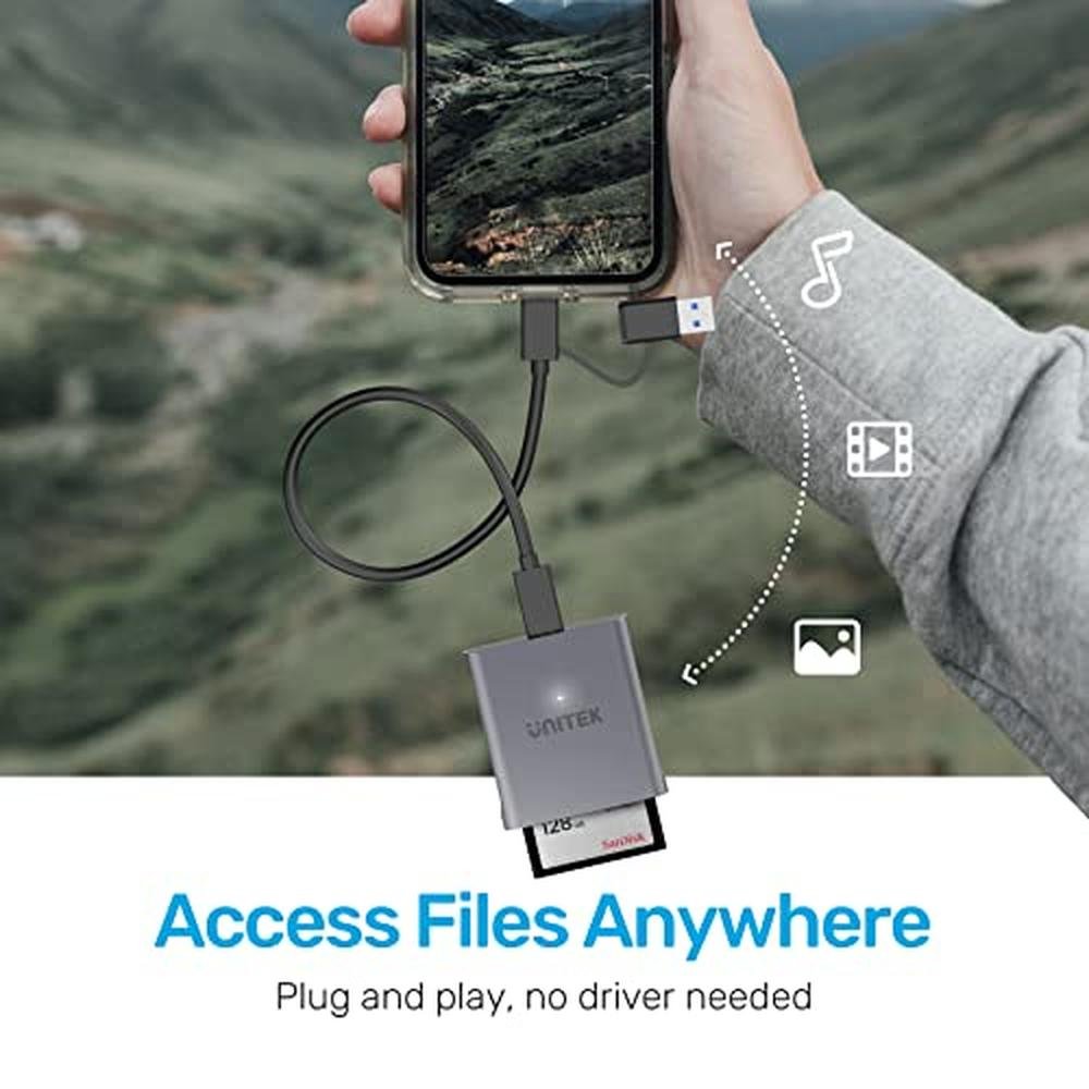 CFast Reader: Unitek USB 3.0 USB-C CFast 2.0 Card Reader – Packaging